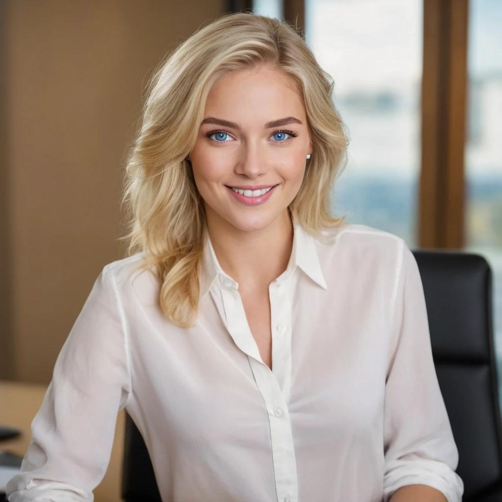 woman at virtual meetup
